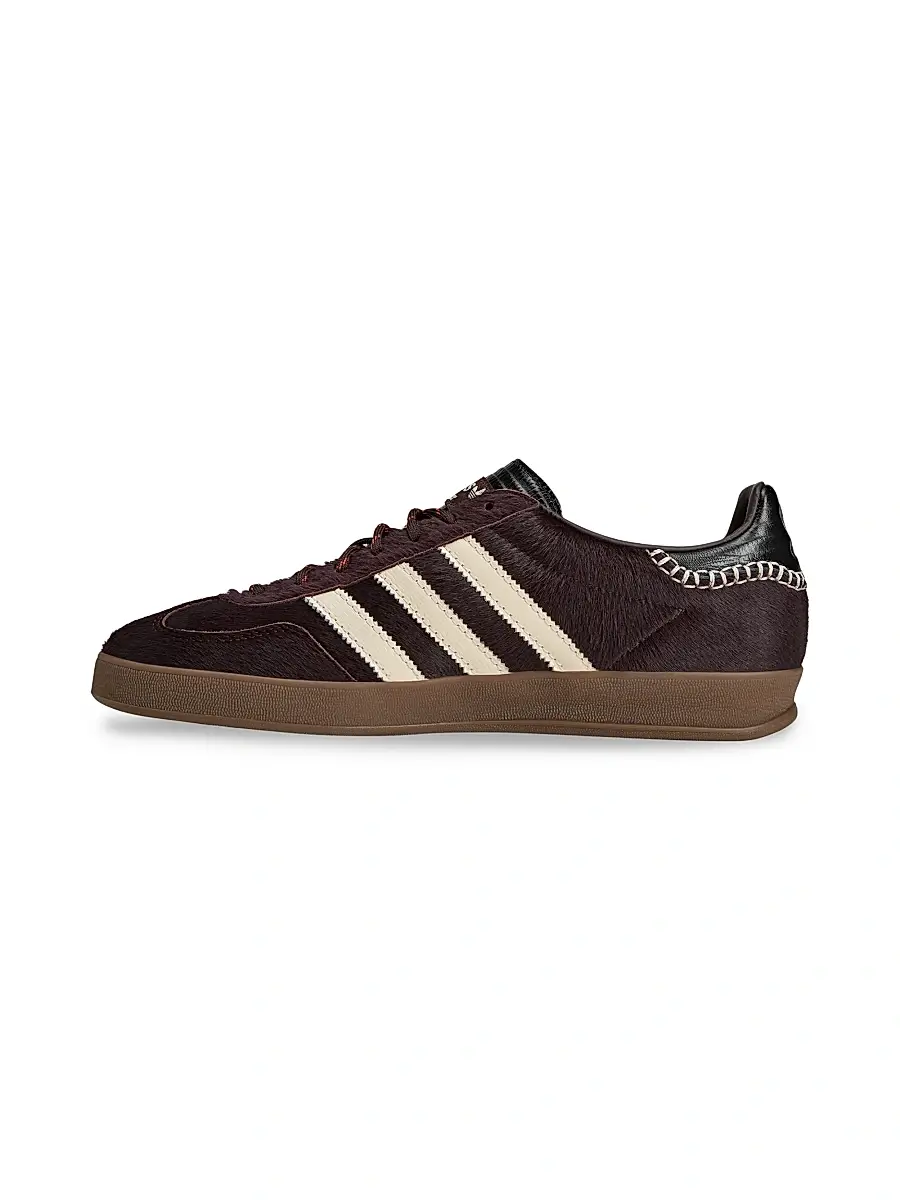 adidas Y-3 Men's adidas X Wales Bonner Gazelle Pony Hair Low-Top Sneakers | Thumbnail 6 adidas Y-3 Men's adidas X Wales Bonner Gazelle Pony Hair Low-Top Sneakers | Thumbnail 6