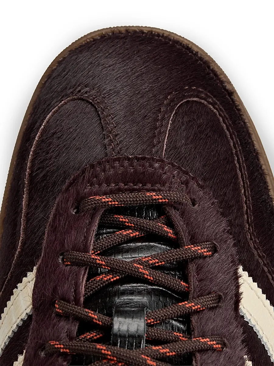 adidas Y-3 Men's adidas X Wales Bonner Gazelle Pony Hair Low-Top Sneakers | Thumbnail 8 adidas Y-3 Men's adidas X Wales Bonner Gazelle Pony Hair Low-Top Sneakers | Thumbnail 8