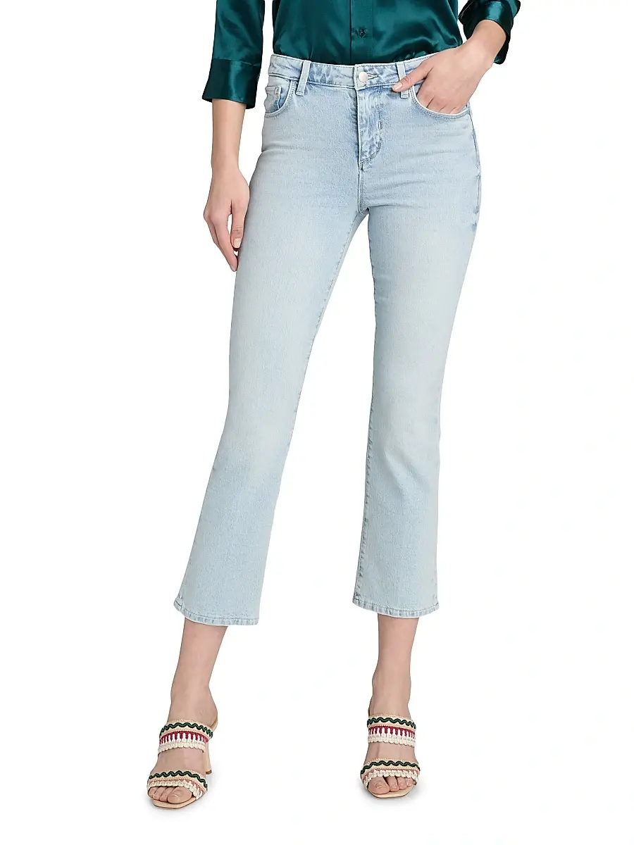 L'Agence Women's Tati Crop Micro Bootcut Jeans | Thumbnail 3 L'Agence Women's Tati Crop Micro Bootcut Jeans | Thumbnail 3