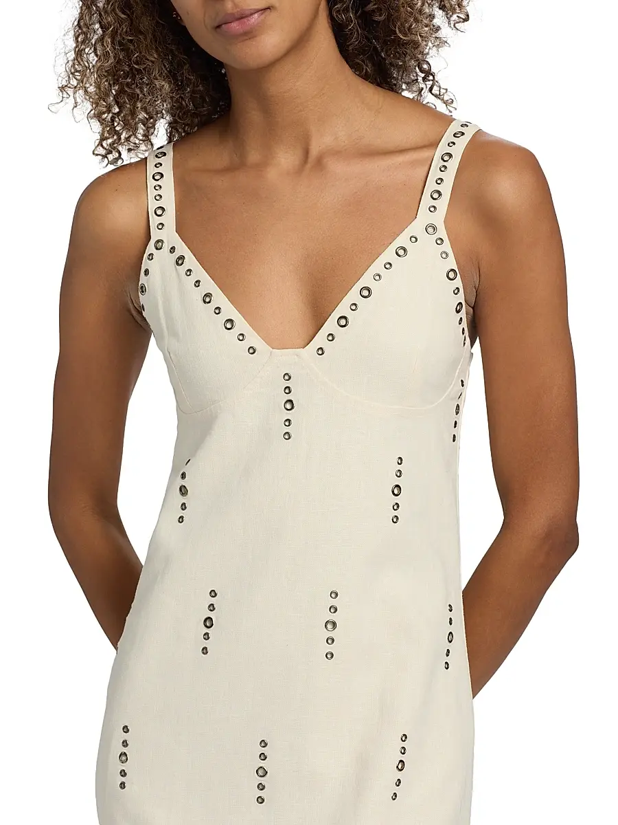 rag & bone Women's Aubrey Grommet-Embellished Maxi Dress | Thumbnail 6 rag & bone Women's Aubrey Grommet-Embellished Maxi Dress | Thumbnail 6
