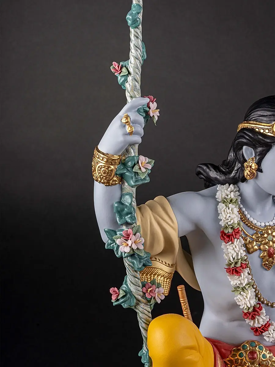 Lladro Radha Krishna on a Swing Figurine | Thumbnail 8 Lladro Radha Krishna on a Swing Figurine | Thumbnail 8
