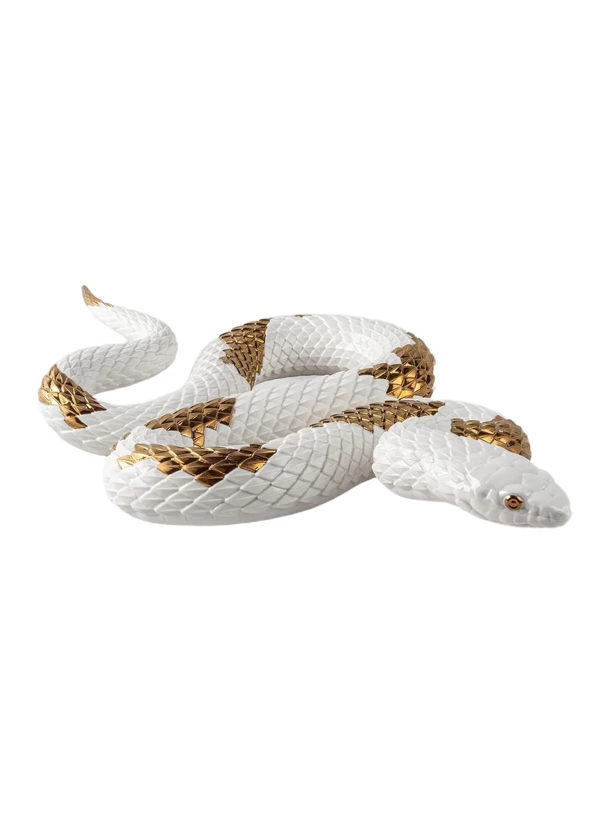 Lladro Snake Porcelain Figurine