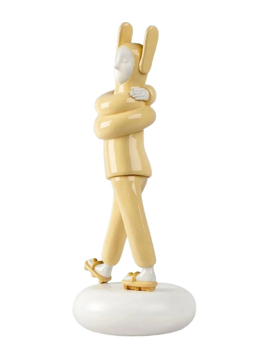 Lladro Embraced Porcelain Sculpture
