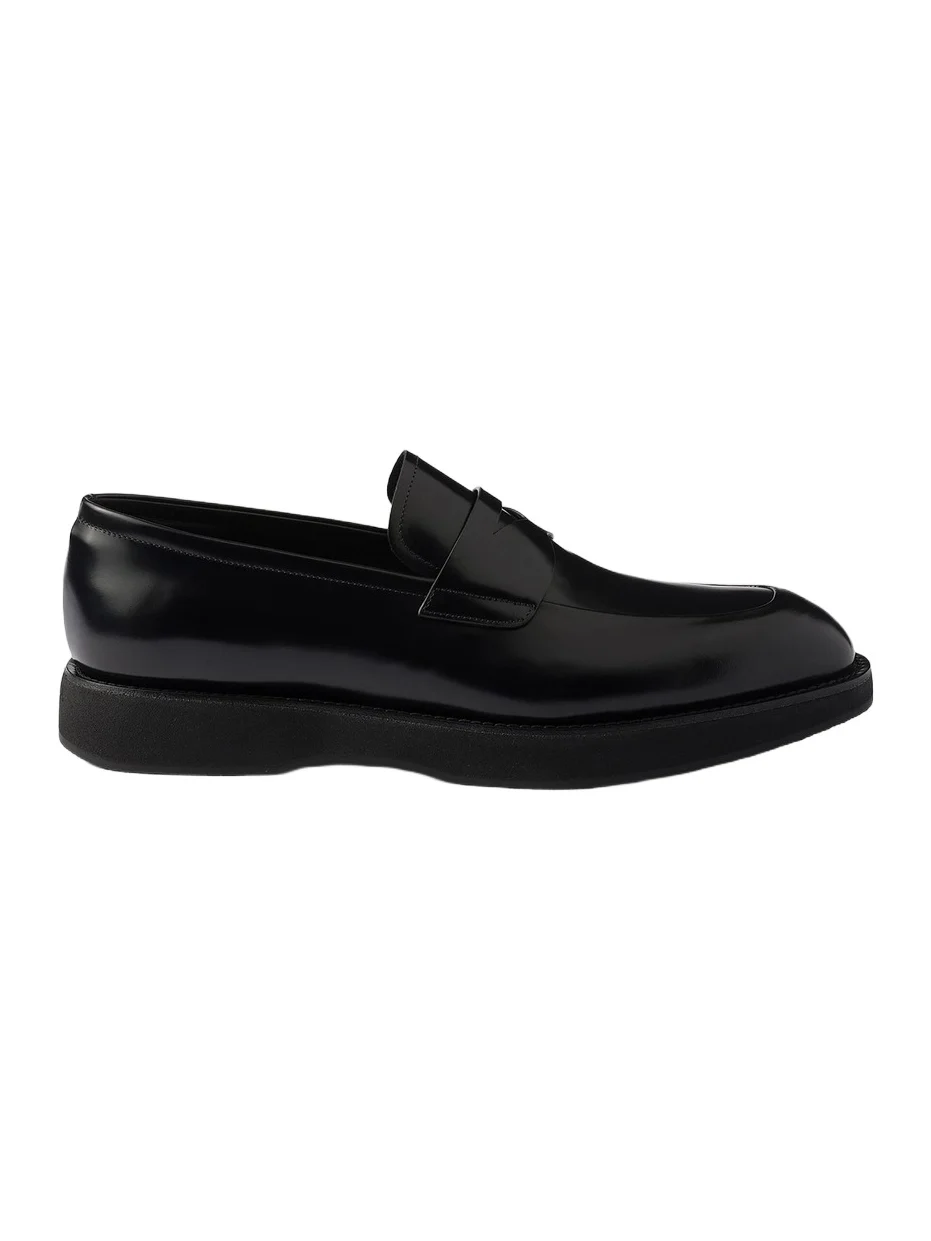 Men's Brushed Leather Loafers