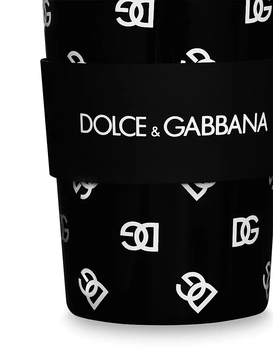 Dolce & Gabbana DG Logo Mug & Lid - Black | Thumbnail 5 Dolce & Gabbana DG Logo Mug & Lid - Black | Thumbnail 5