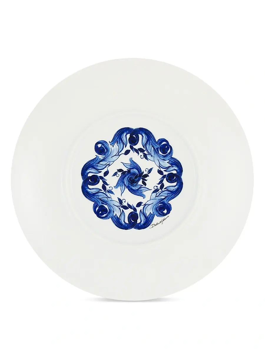Dolce & Gabbana Blue Mediterraneo Stella Charger Plate | Thumbnail 2 Dolce & Gabbana Blue Mediterraneo Stella Charger Plate | Thumbnail 2