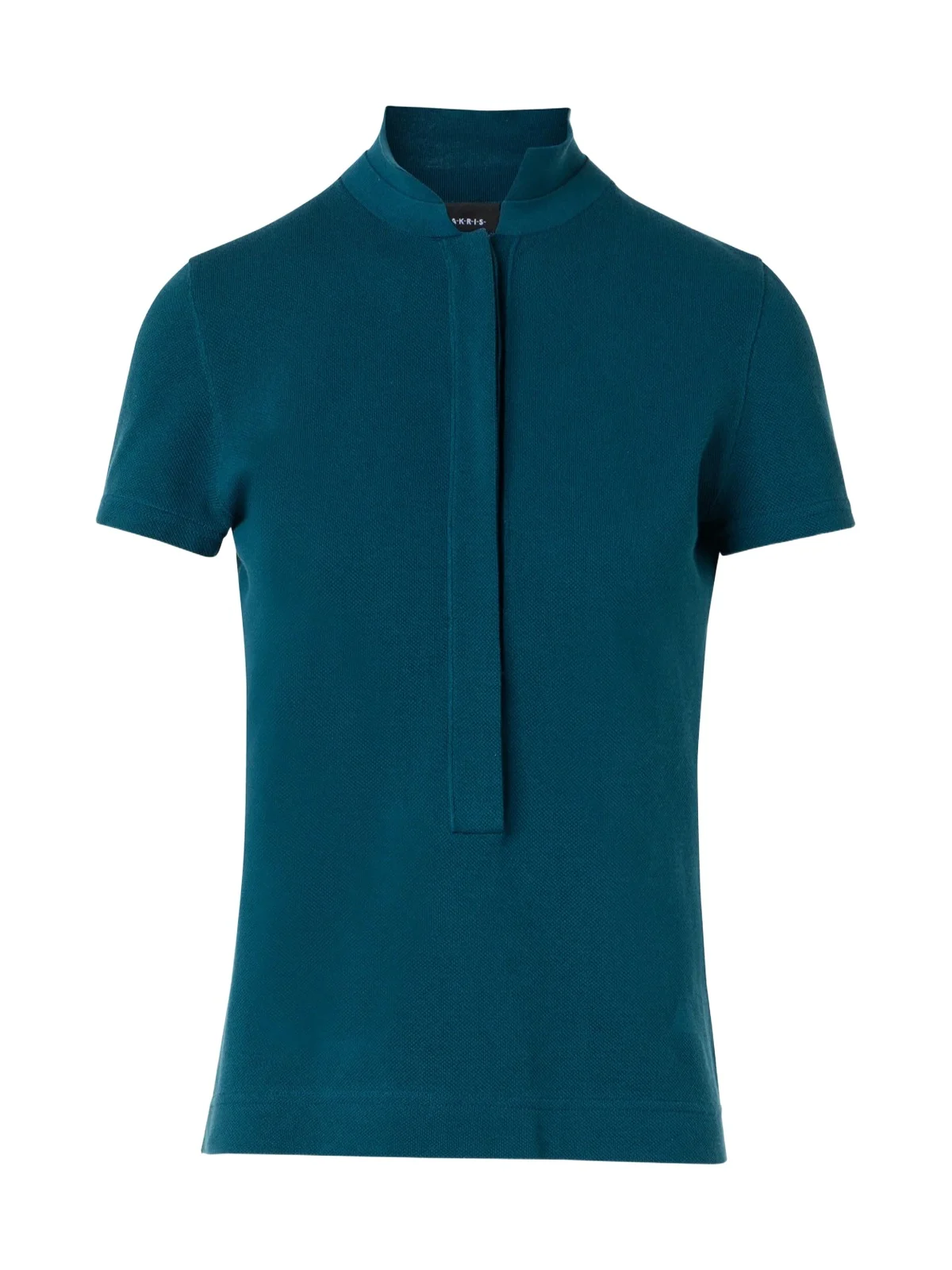 Fitted Cotton Piqué Polo Shirt Fitted Cotton Piqué Polo Shirt