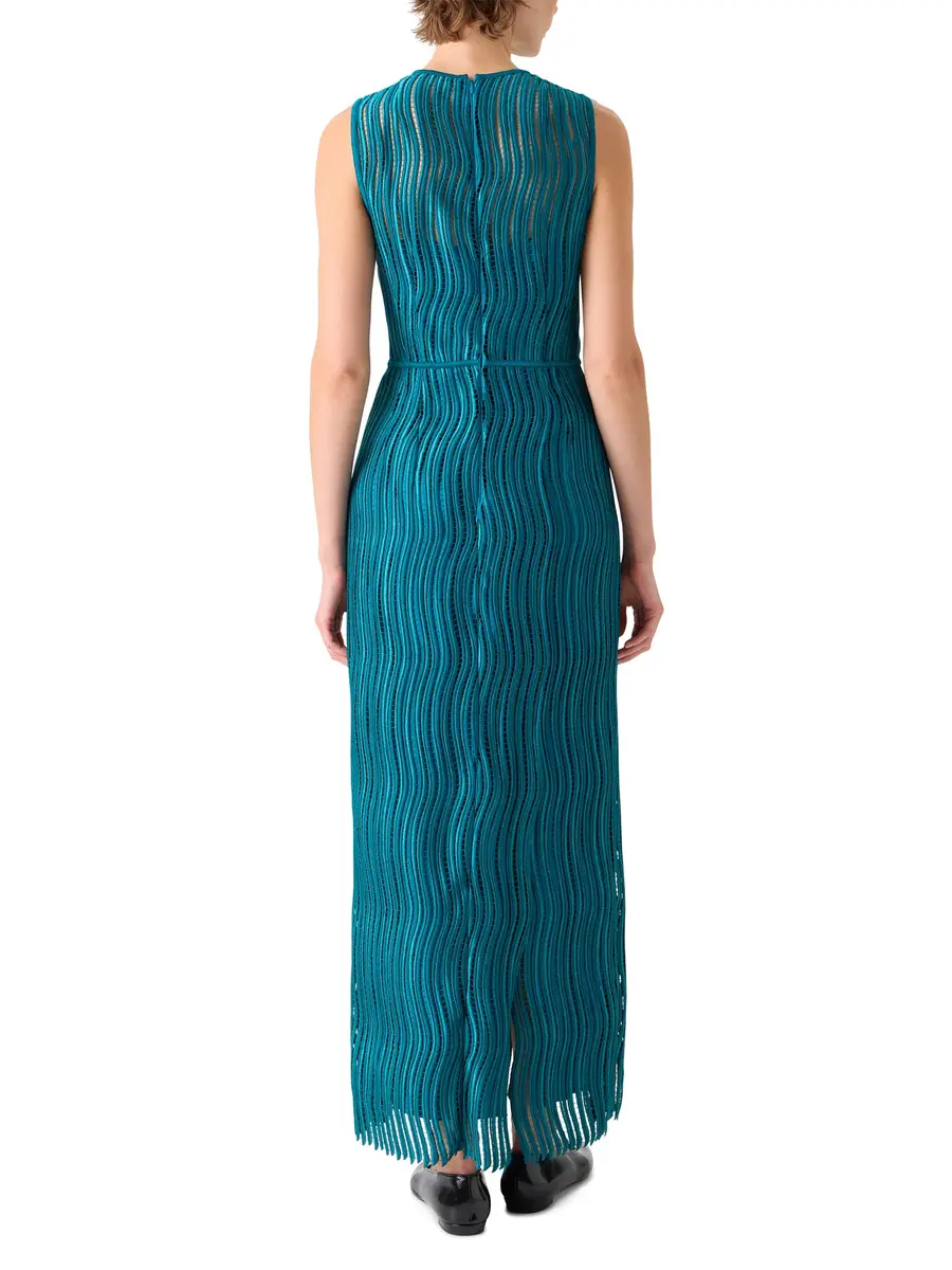 Akris Wave Guipure Sheath Dress | Thumbnail 4