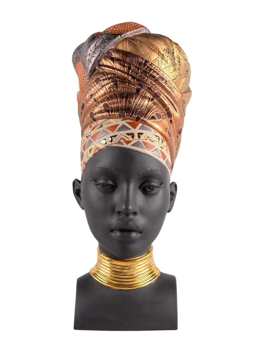 Lladro African Soul Porcelain Sculpture