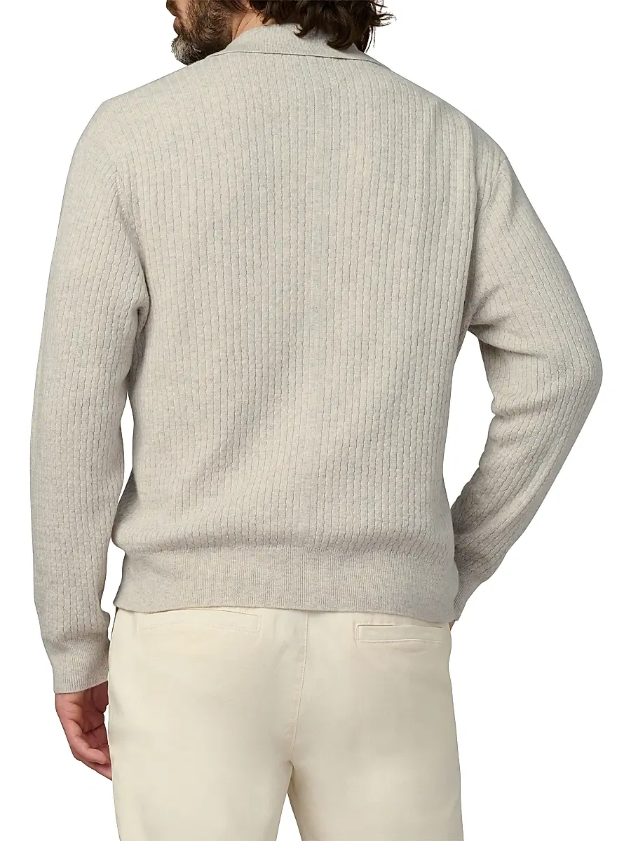 Joe's Jeans Men's Rib-Knit Cardigan | Thumbnail 5 Joe's Jeans Men's Rib-Knit Cardigan | Thumbnail 5