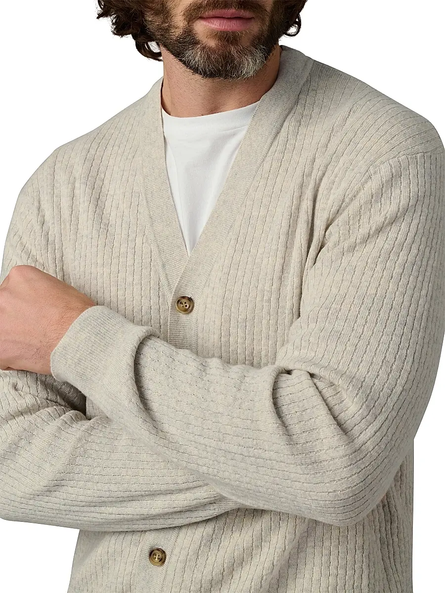 Joe's Jeans Men's Rib-Knit Cardigan | Thumbnail 6 Joe's Jeans Men's Rib-Knit Cardigan | Thumbnail 6