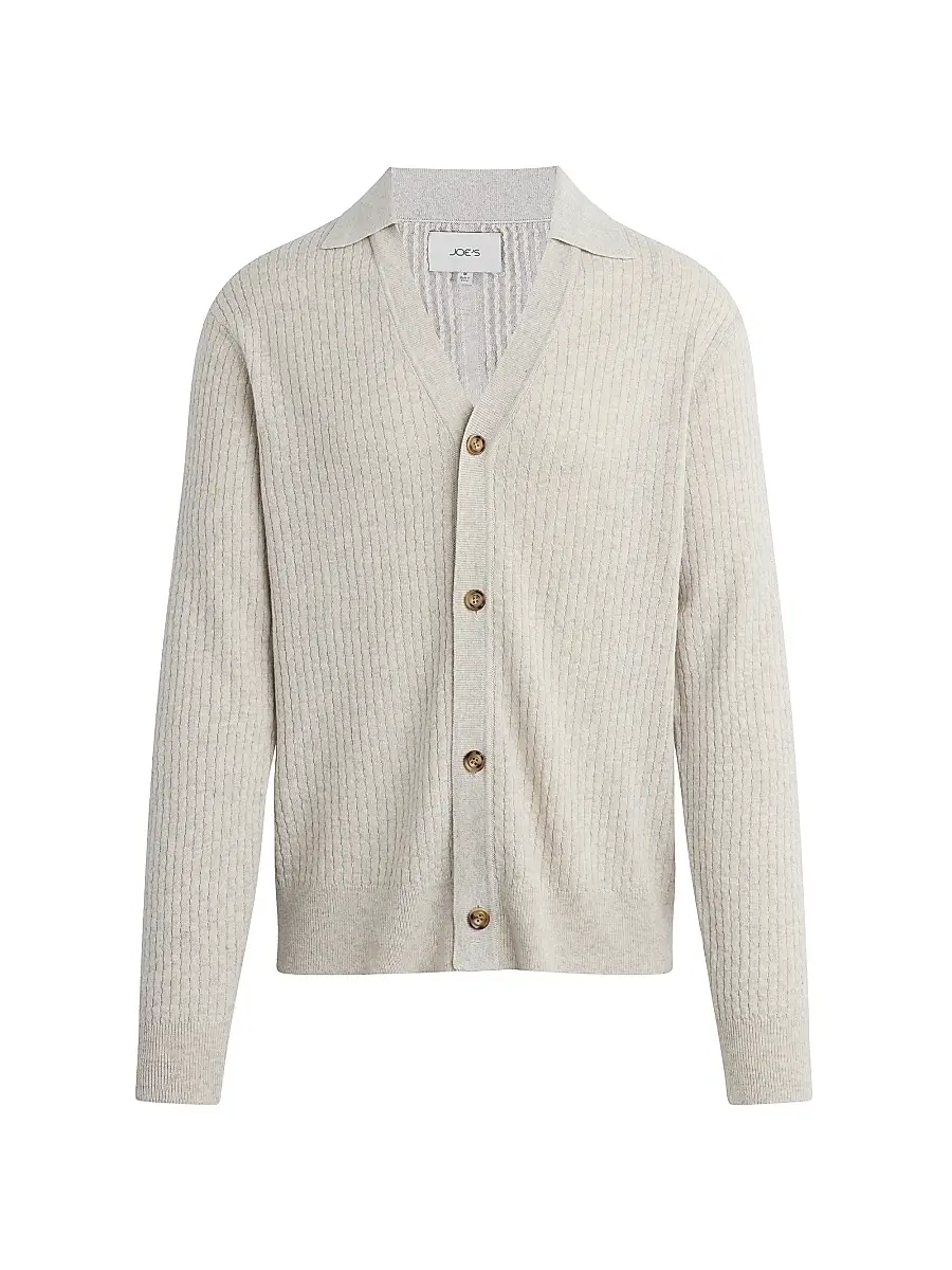Joe's Jeans Men's Rib-Knit Cardigan
