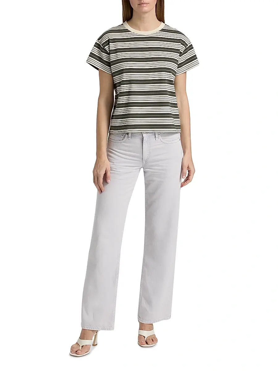 rag & bone Women's Cam Featherweight Low-Rise Full Straight-Leg Jeans | Thumbnail 2 rag & bone Women's Cam Featherweight Low-Rise Full Straight-Leg Jeans | Thumbnail 2