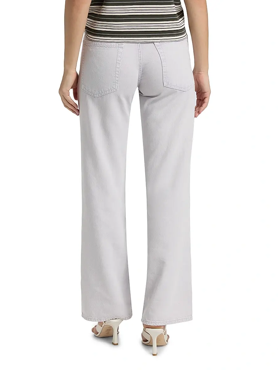 rag & bone Women's Cam Featherweight Low-Rise Full Straight-Leg Jeans | Thumbnail 5 rag & bone Women's Cam Featherweight Low-Rise Full Straight-Leg Jeans | Thumbnail 5