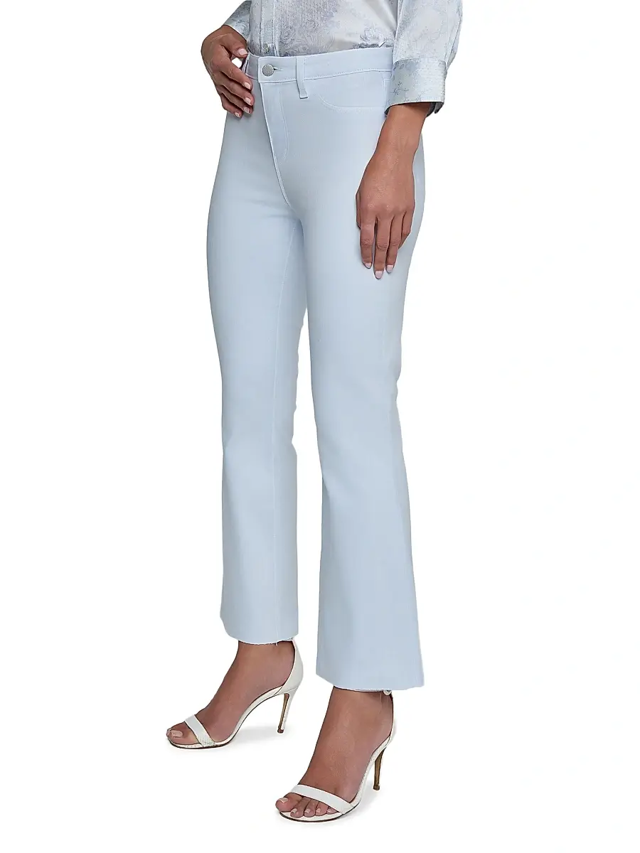 L'Agence Women's Kendra High-Rise Crop Flare Jeans | Thumbnail 3 L'Agence Women's Kendra High-Rise Crop Flare Jeans | Thumbnail 3