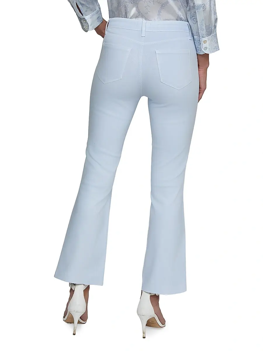L'Agence Women's Kendra High-Rise Crop Flare Jeans | Thumbnail 4 L'Agence Women's Kendra High-Rise Crop Flare Jeans | Thumbnail 4