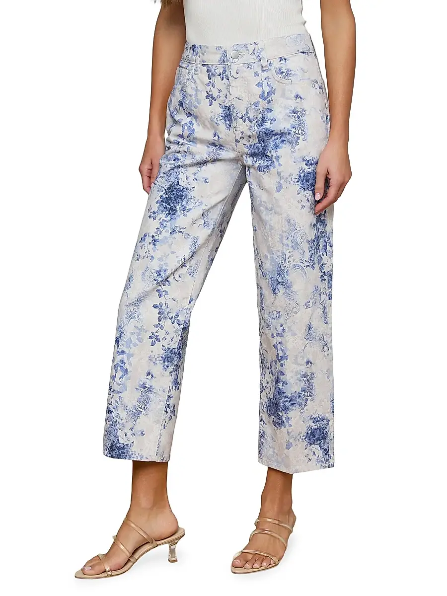 L'Agence Women's June Ultra-High-Rise Crop Stovepipe Jeans | Thumbnail 4 L'Agence Women's June Ultra-High-Rise Crop Stovepipe Jeans | Thumbnail 4