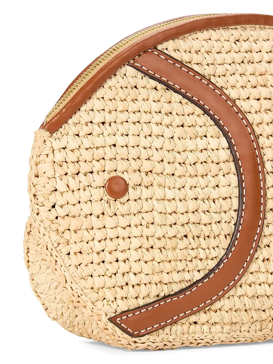 Staud Women's Pesce Raffia Clutch | Thumbnail 5 Staud Women's Pesce Raffia Clutch | Thumbnail 5