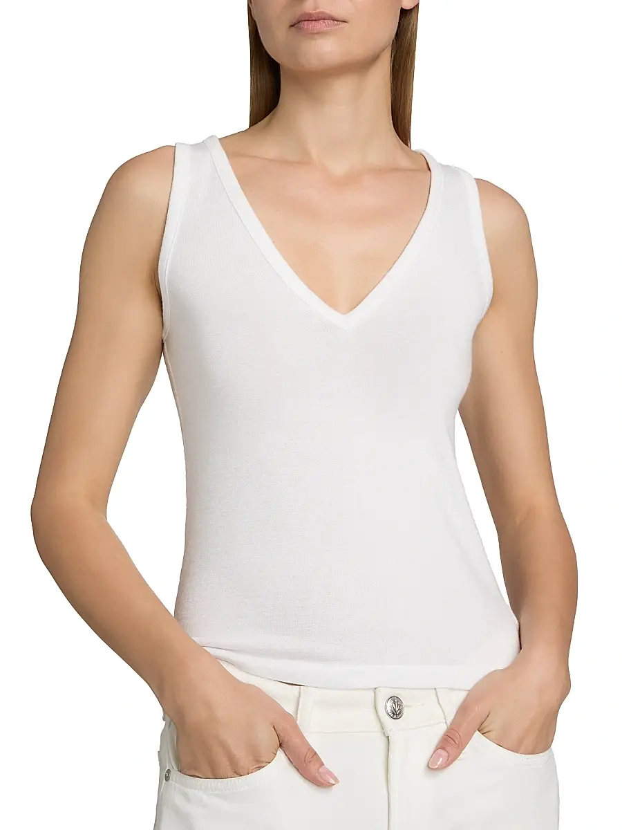 rag & bone Women's Jersey V-Neck Tank | Thumbnail 6 rag & bone Women's Jersey V-Neck Tank | Thumbnail 6
