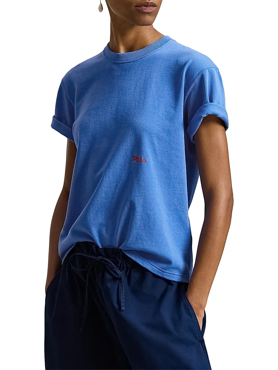 Polo Ralph Lauren Women's Logo Back Crewneck T-Shirt | Thumbnail 3 Polo Ralph Lauren Women's Logo Back Crewneck T-Shirt | Thumbnail 3