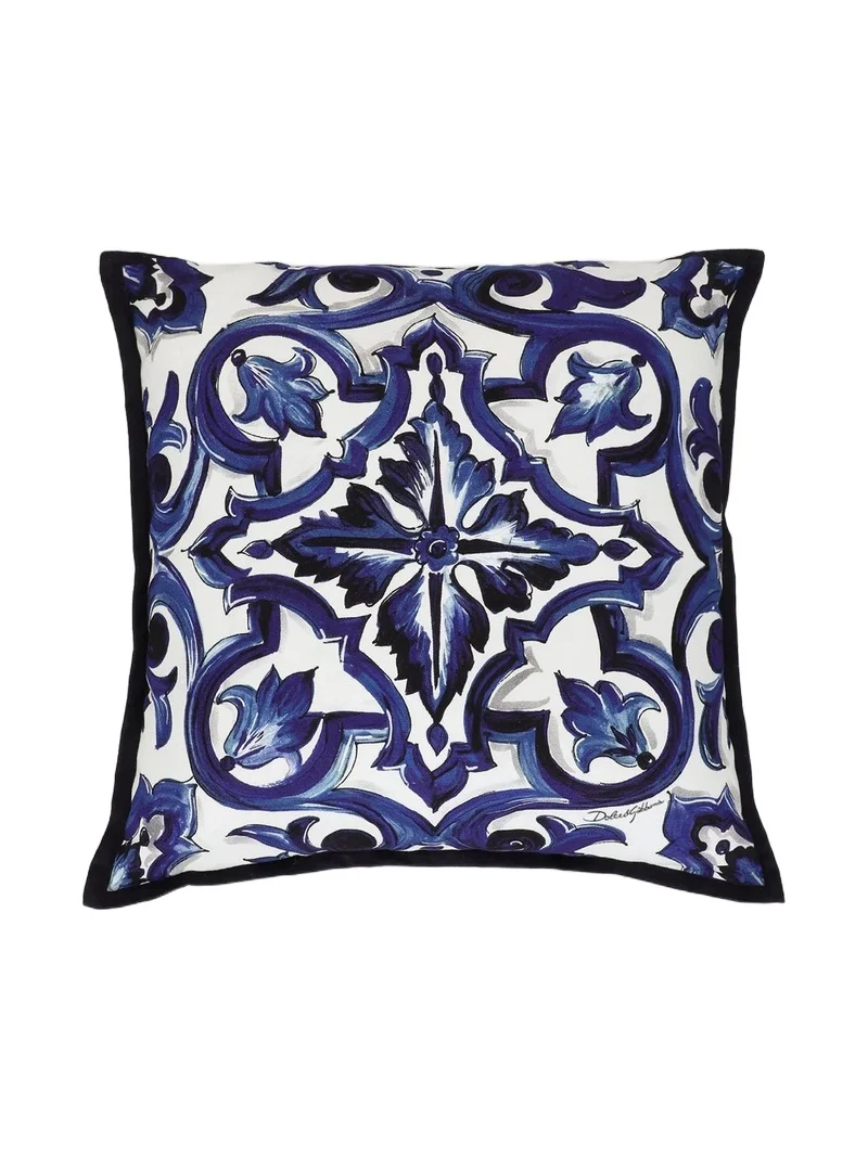 Dolce & Gabbana Blue Mediterranean Cushion