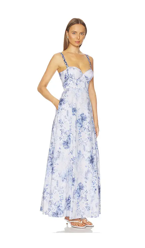 L'Agence Sutton Strap Maxi Dress | Thumbnail 2 L'Agence Sutton Strap Maxi Dress | Thumbnail 2