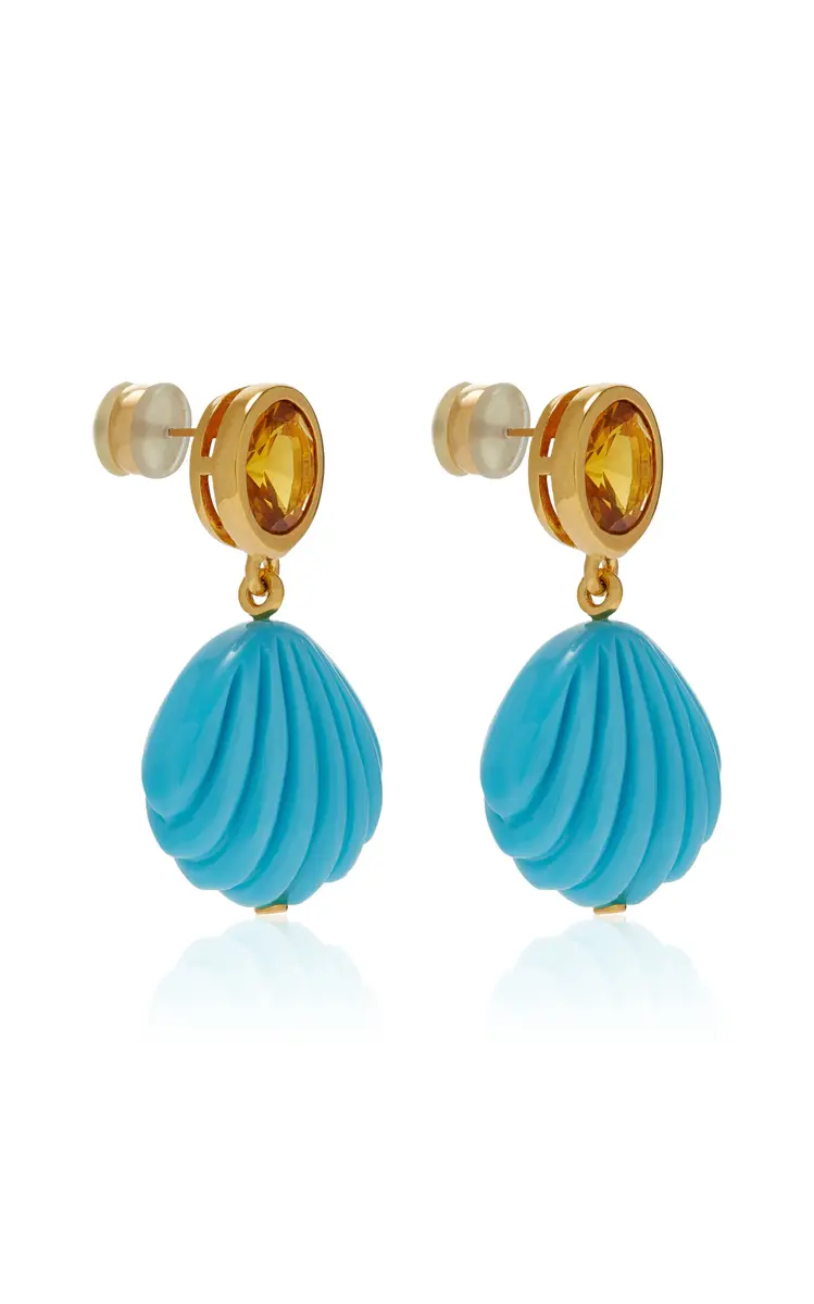 Lizzie Fortunato Kai Gold-Plated Earrings | Thumbnail 3 Lizzie Fortunato Kai Gold-Plated Earrings | Thumbnail 3