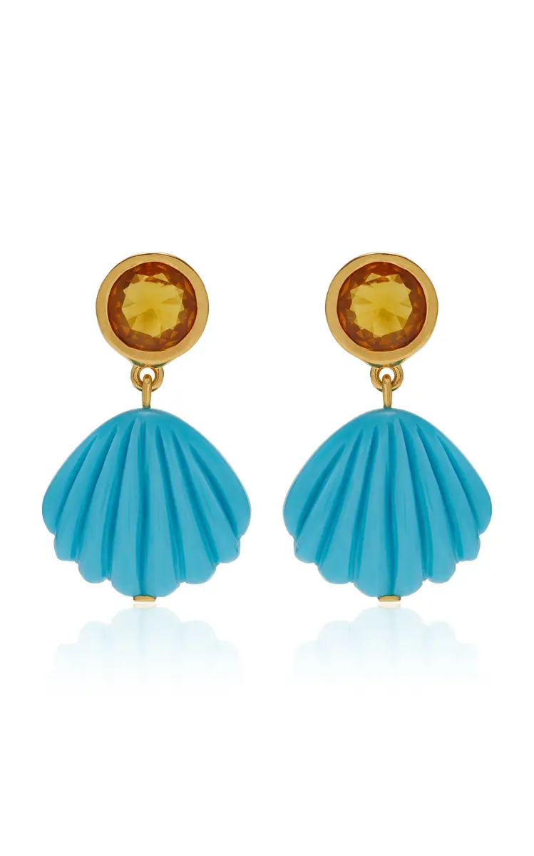 Lizzie Fortunato Kai Gold-Plated Earrings | Thumbnail 4 Lizzie Fortunato Kai Gold-Plated Earrings | Thumbnail 4