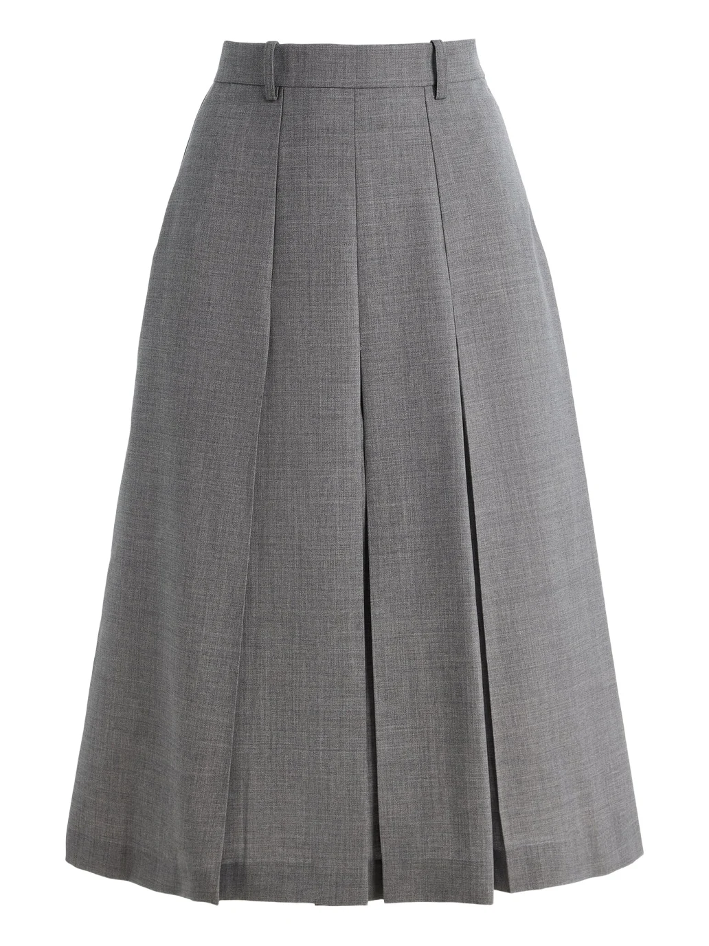 Pleated Wool Midi Skirt Pleated Wool Midi Skirt
