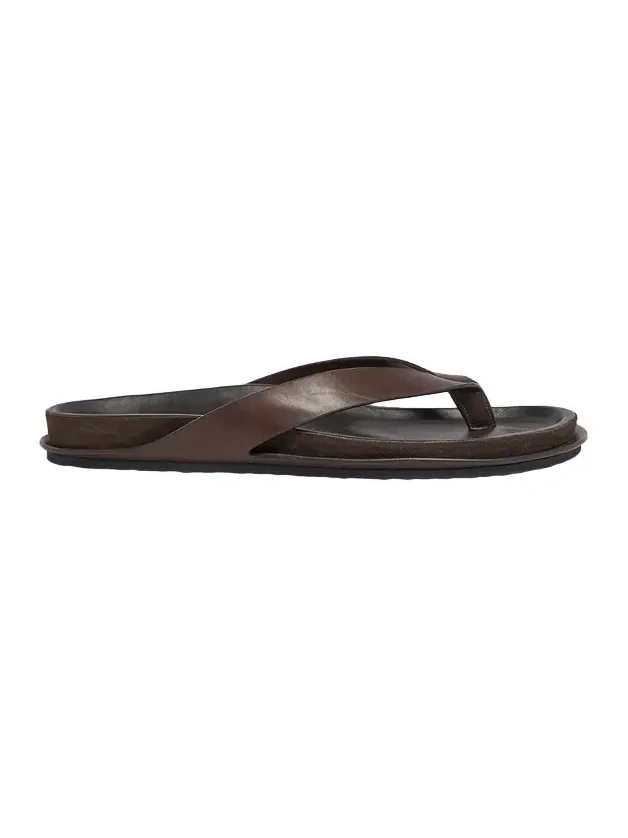 Men's Les Tatanes Leather Thong Sandals