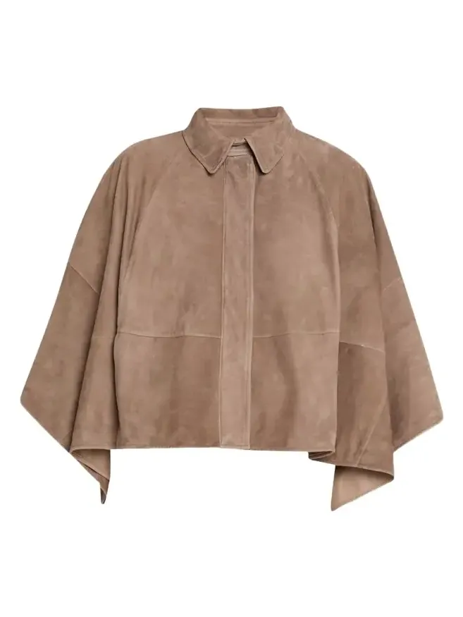Suede Cape Jacket Suede Cape Jacket