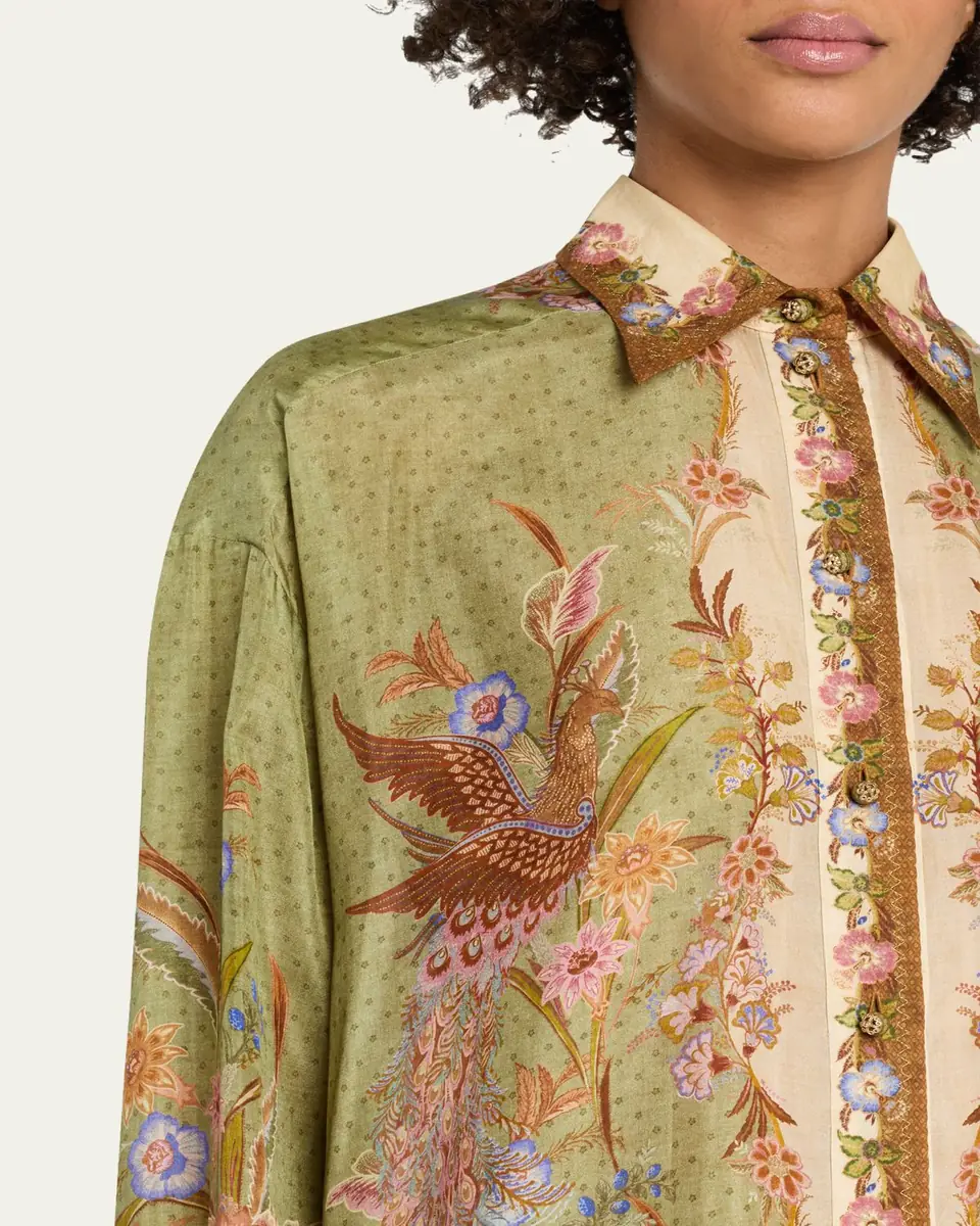 Zimmermann Indra Relaxed Silk Shirt | Thumbnail 5 Zimmermann Indra Relaxed Silk Shirt | Thumbnail 5