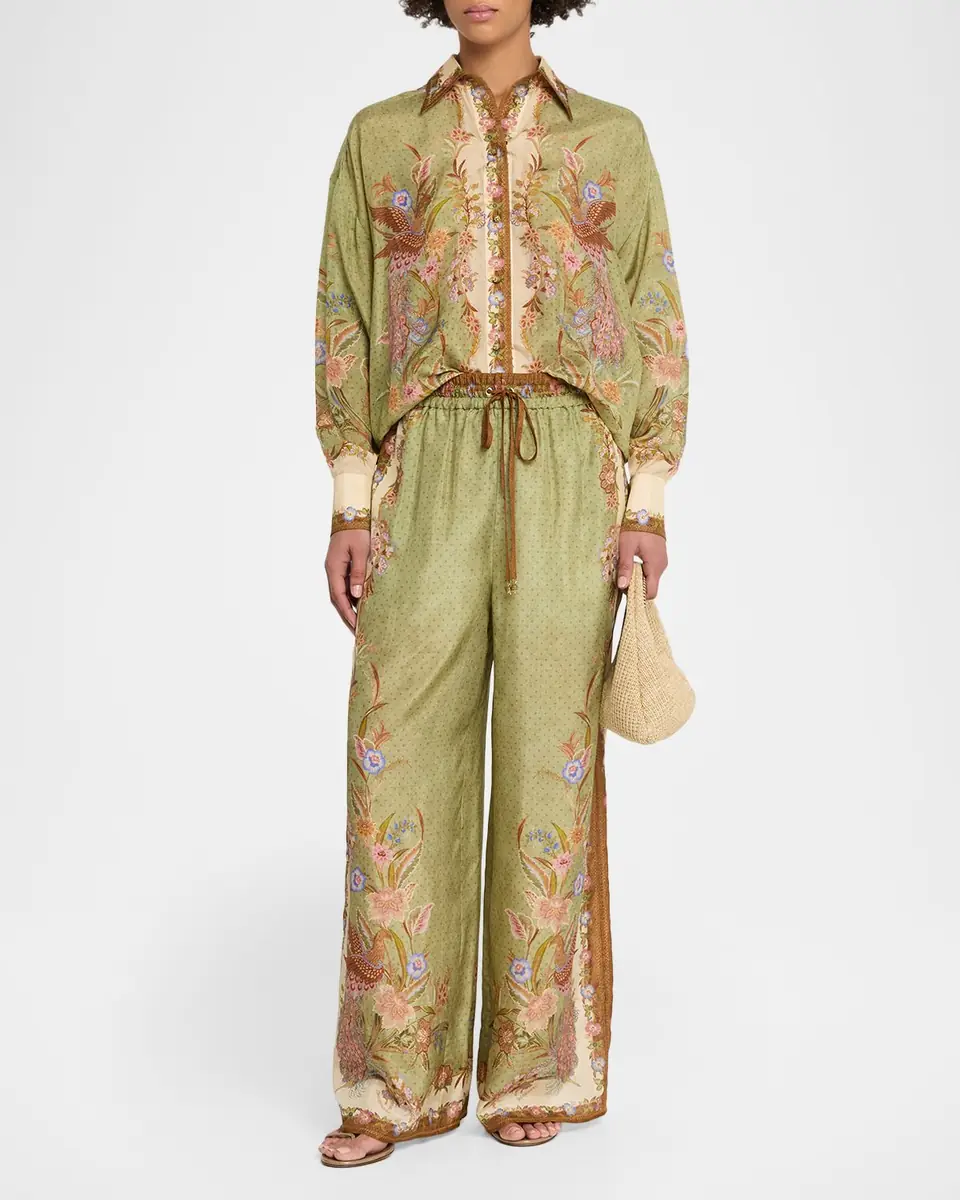 Zimmermann Indra Relaxed Silk Shirt | Thumbnail 6 Zimmermann Indra Relaxed Silk Shirt | Thumbnail 6