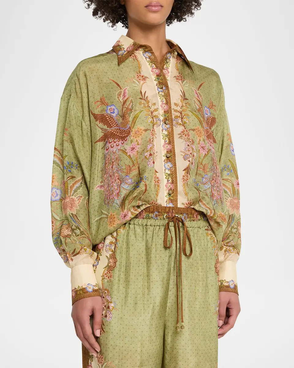 Zimmermann Indra Relaxed Silk Shirt | Thumbnail 8 Zimmermann Indra Relaxed Silk Shirt | Thumbnail 8