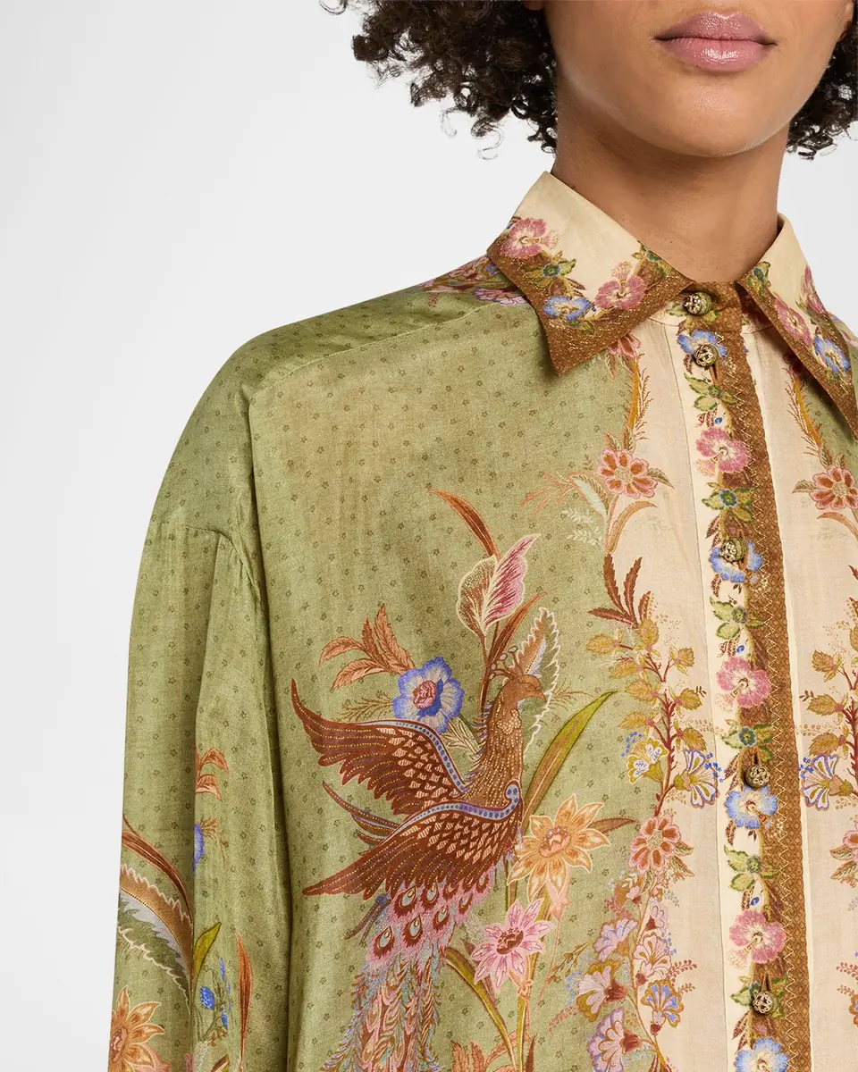 Zimmermann Indra Relaxed Silk Shirt | Thumbnail 9 Zimmermann Indra Relaxed Silk Shirt | Thumbnail 9