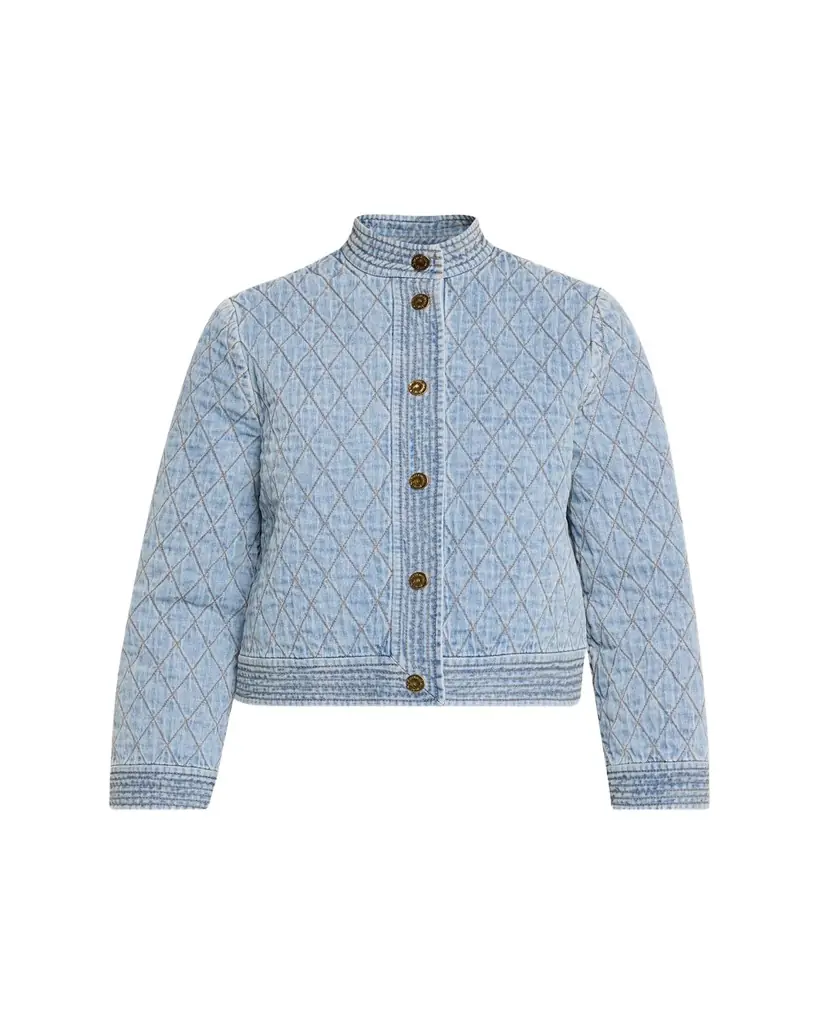 Zimmermann Indra Quilted Denim Jacket | Image 1 Zimmermann Indra Quilted Denim Jacket | Image 1