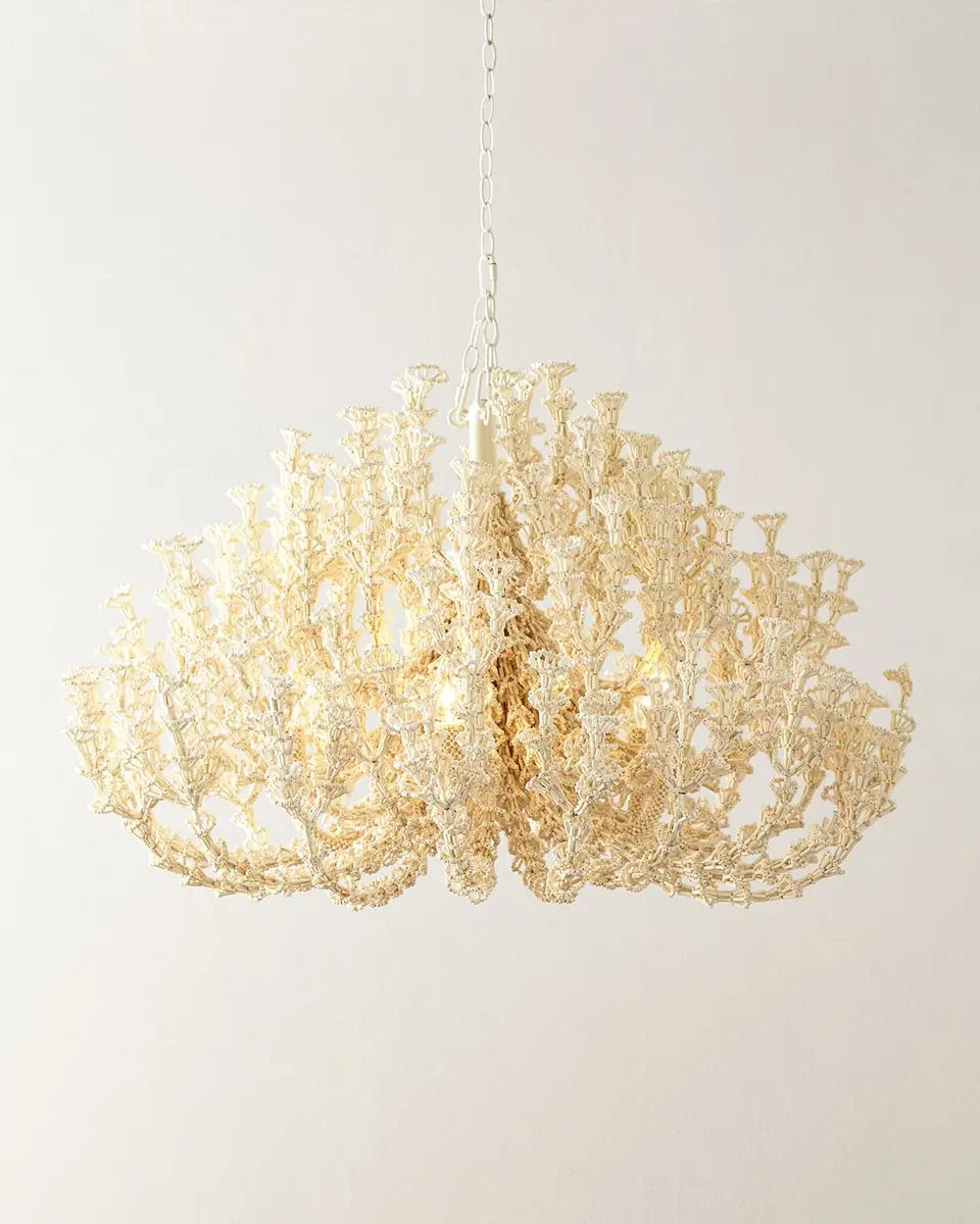 Palecek Seychelles Coco Chandelier | Thumbnail 2 Palecek Seychelles Coco Chandelier | Thumbnail 2