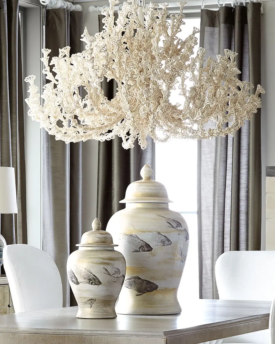 Palecek Seychelles Coco Chandelier | Thumbnail 3 Palecek Seychelles Coco Chandelier | Thumbnail 3