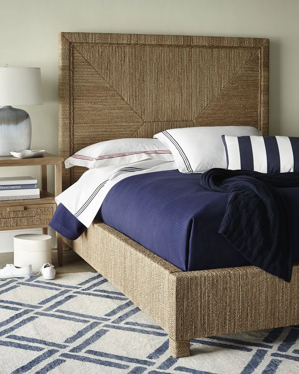 Palecek Decklin Rope-Wrapped King Bed | Thumbnail 2