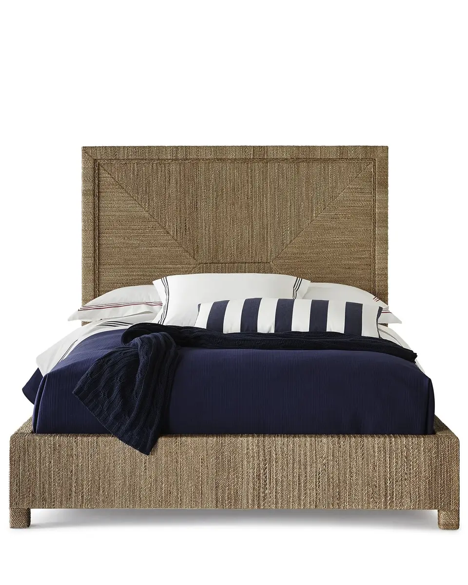 Palecek Decklin Rope-Wrapped King Bed