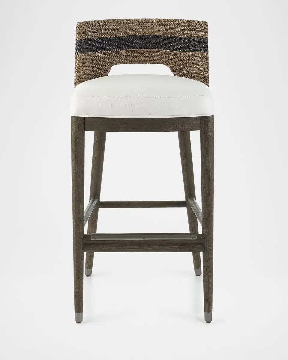 Palecek Fritz Rope Barstool, 30" | Thumbnail 3 Palecek Fritz Rope Barstool, 30" | Thumbnail 3