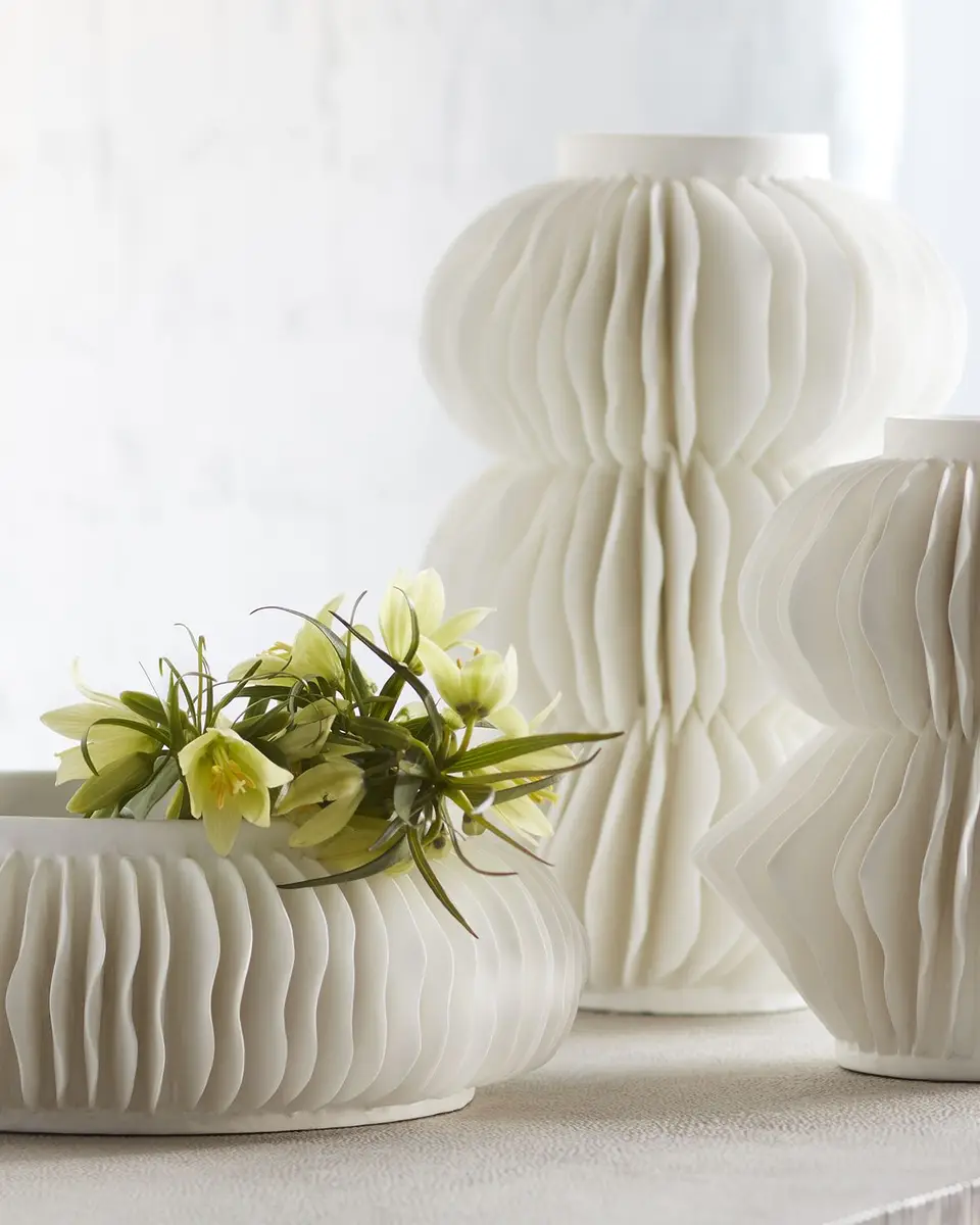 Palecek Antilles Tall Porcelain Vase | Thumbnail 2 Palecek Antilles Tall Porcelain Vase | Thumbnail 2
