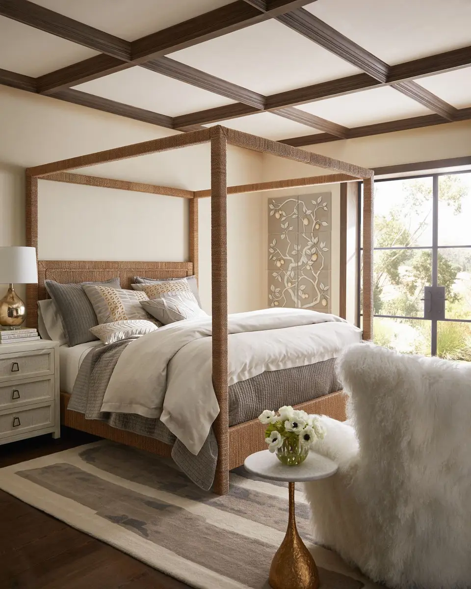 Palecek Woodside Canopy King Bed | Thumbnail 3