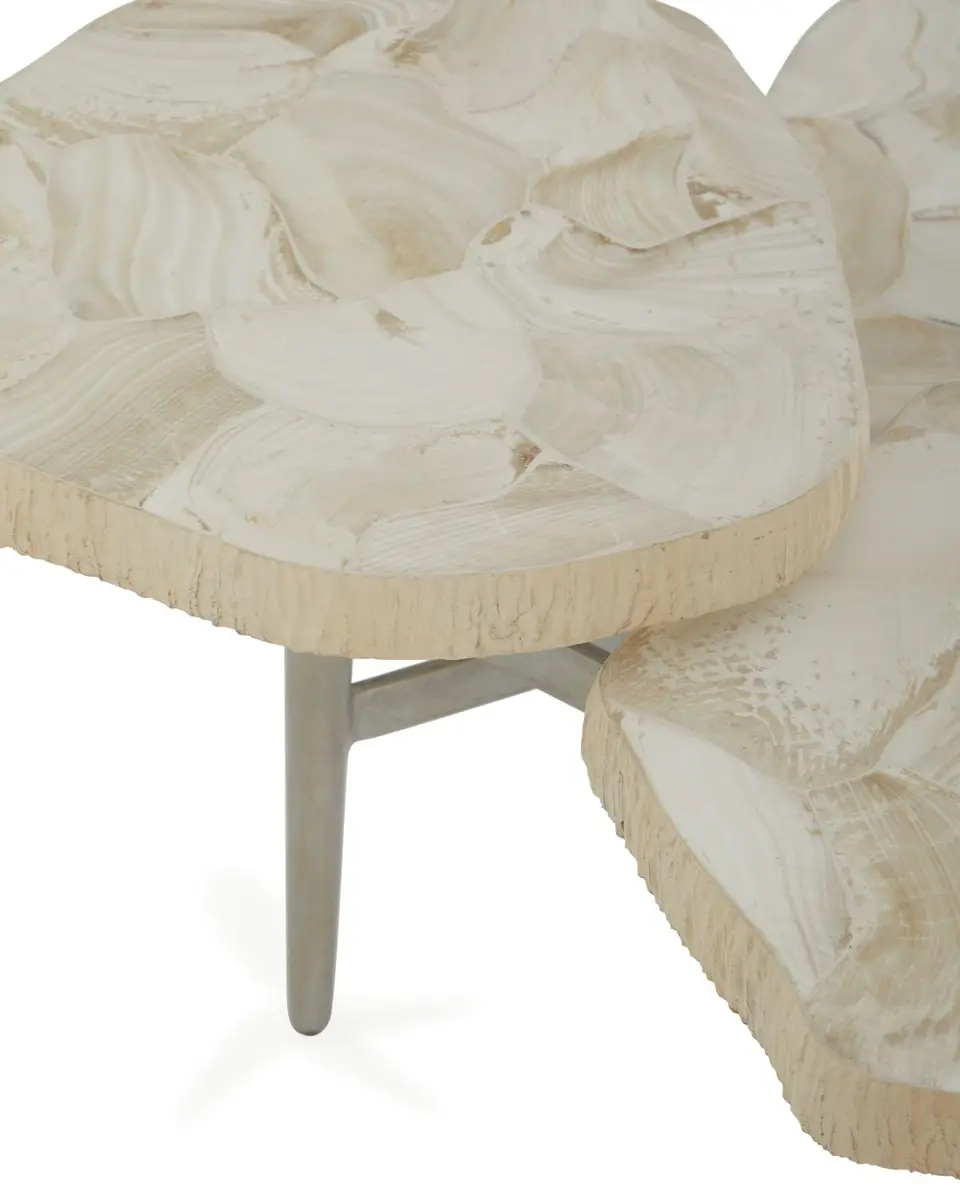 Palecek Fossilized Clam Tri-Level Accent Table | Thumbnail 3 Palecek Fossilized Clam Tri-Level Accent Table | Thumbnail 3