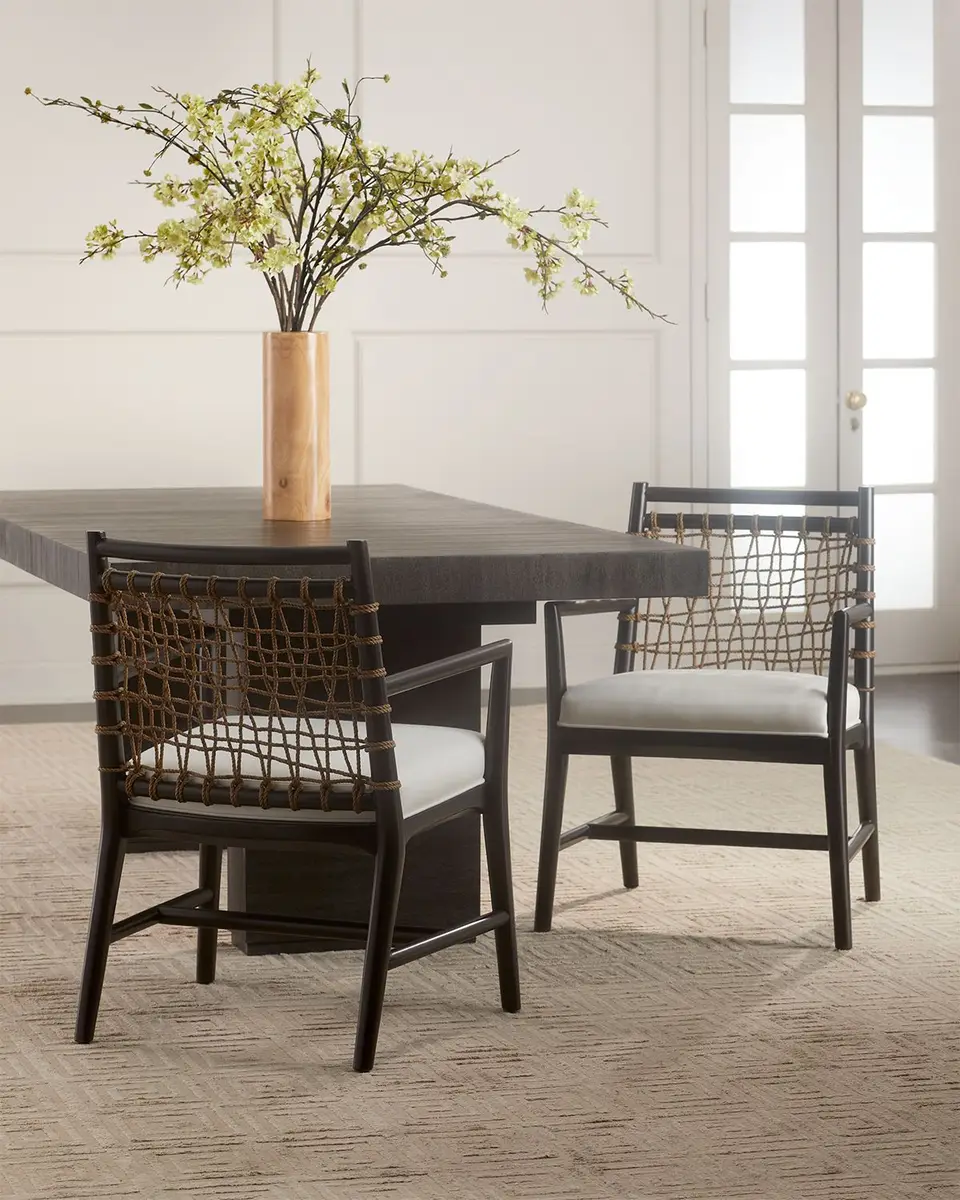 Palecek Pratt Arm Chair | Thumbnail 2 Palecek Pratt Arm Chair | Thumbnail 2