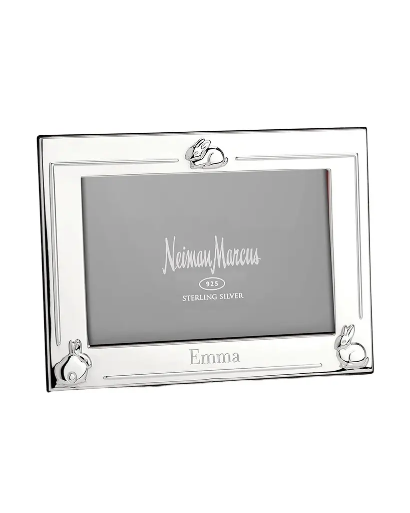 Cunill America Personalized Photo Frame With Bunnies