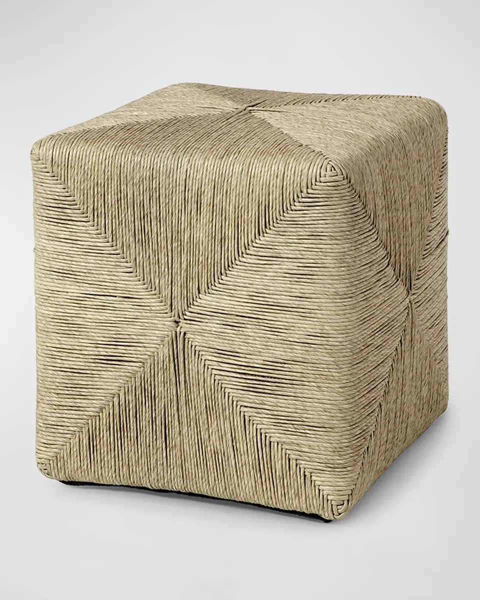 Palecek Weston Outdoor Hassock | Thumbnail 2 Palecek Weston Outdoor Hassock | Thumbnail 2