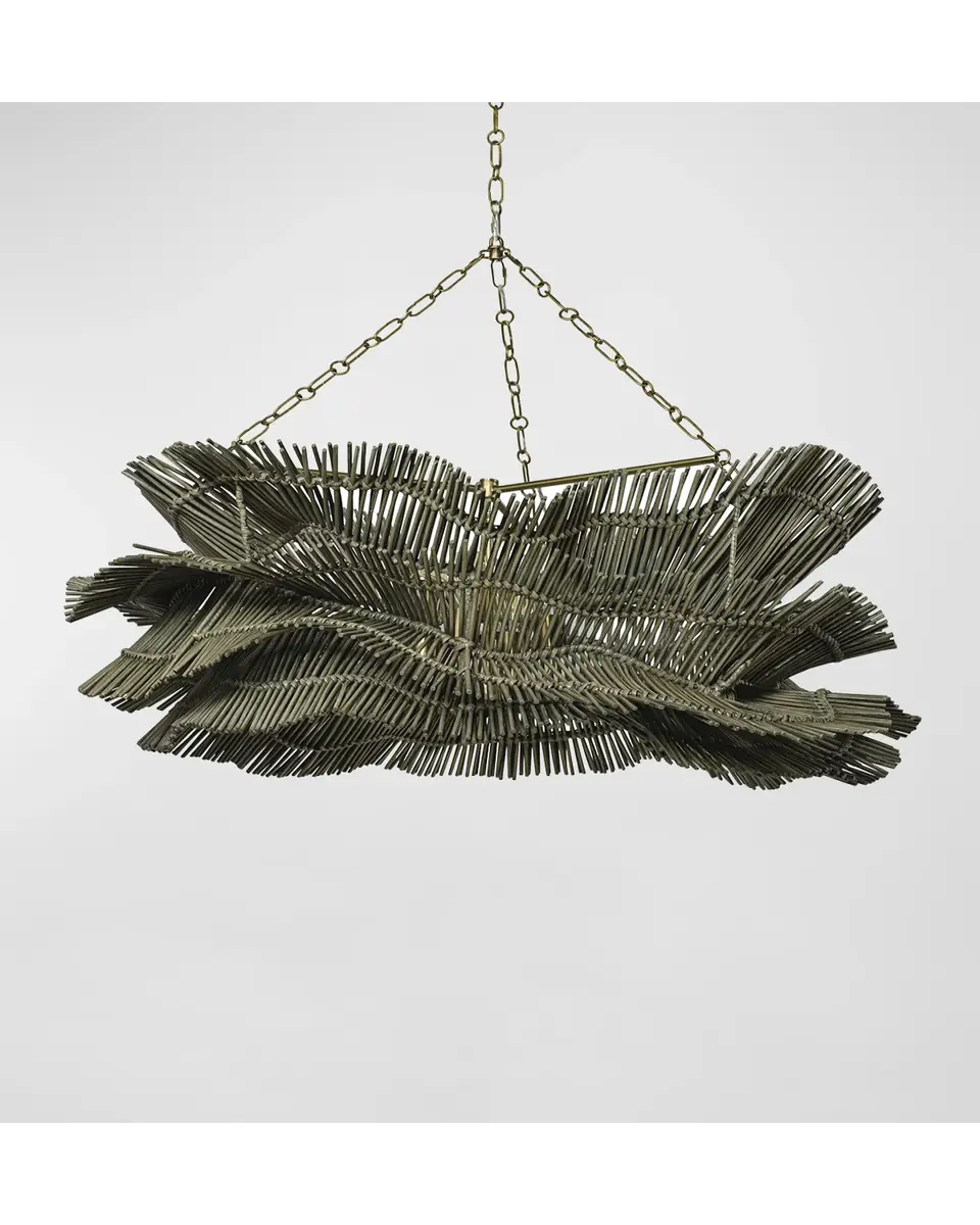 Palecek Miramar 4-Light Chandelier - 47" | Thumbnail 3 Palecek Miramar 4-Light Chandelier - 47" | Thumbnail 3