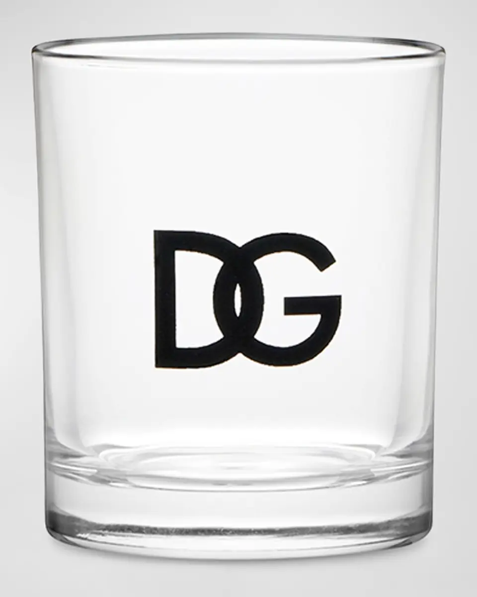 Dolce & Gabbana Casa DG Logo Water Glasses - Set of 2 | Thumbnail 2