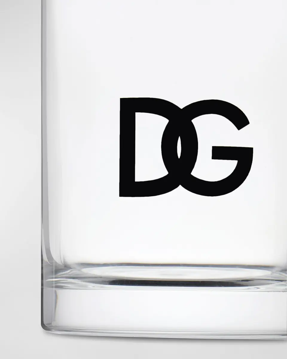Dolce & Gabbana Casa DG Logo Water Glasses - Set of 2 | Thumbnail 4
